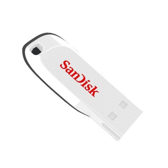 Memoria USB 16GB Sandisk Cruzer SDCZ50C-016G-B35W, blanca