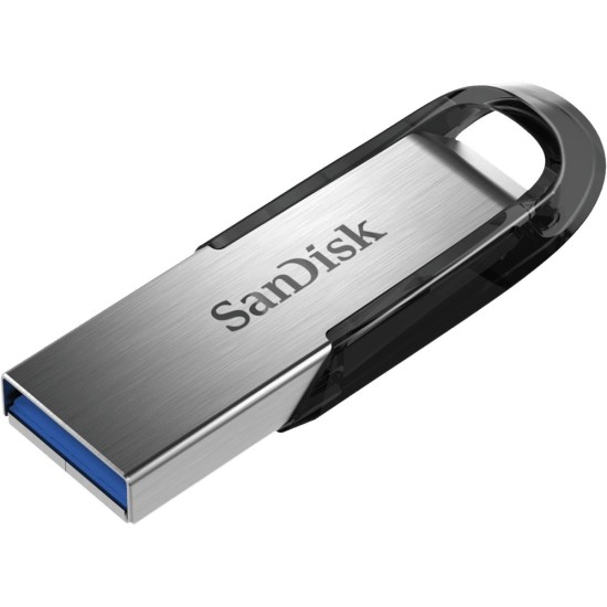 Memoria USB 3.0 128GB Sandisk Ultra Flair Metalica Negro/ Plata, SDCZ73-128G-G46