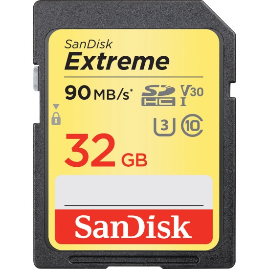 Memoria Sandisk 32GB SDHC UHS-I clase 10, SDSDXVE-032G-GNCIN