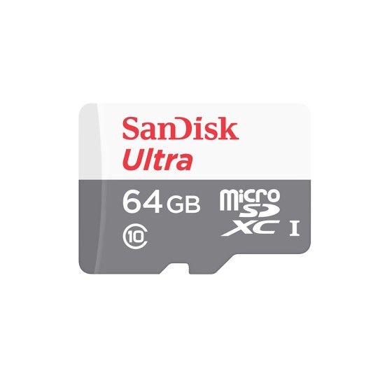 Memoria MicroSDXC 64GB Sandisk Clase 10 SDSQUNS-064G-GN3MA
