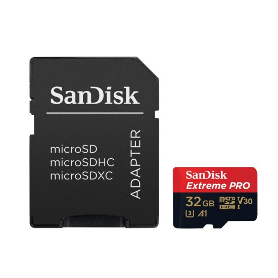 Memoria Micro SDXC 32GB Sandisk Extreme Pro Clase 10 con Adaptador, SDSQXCG-032G-GN6MA