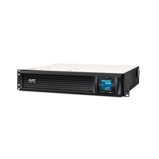 No Break APC Smart-UPS SMC1000-2UC Linea Interactiva 600W/ 1000VA, 6 Contactos, Pantalla LCD, Para Rack 2U
