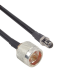 Cable LMR-240UF (Ultra Flex) de 60CM con Conectores N Macho y SMA Hembra, SN-240UF-SMAH-60
