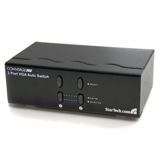 Switch Startech automático de video VGA de 2 puertos, ST122VGAU
