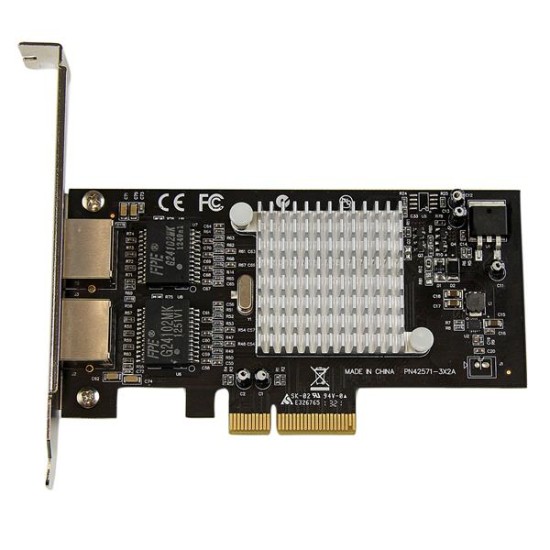 Tarjeta de Red Gigabit PCI Express con 2 RJ45, Startech ST2000SPEXI