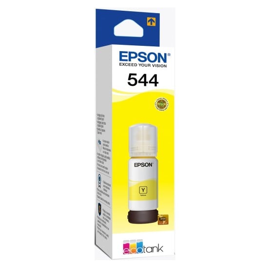 Botella Epson Ecotank T544 amarillo 70ml, T544420-AL