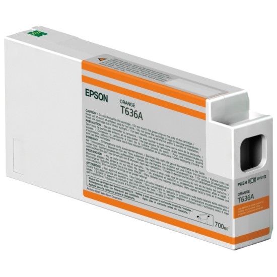 Tinta Epson Stylus Pro Naranja 7900, 9900 700ml, T636a00