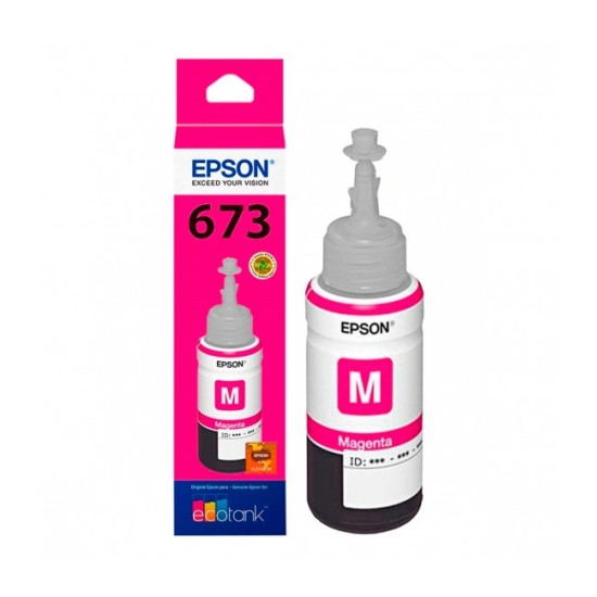 Botella de tinta magenta Epson T673320 para L800
