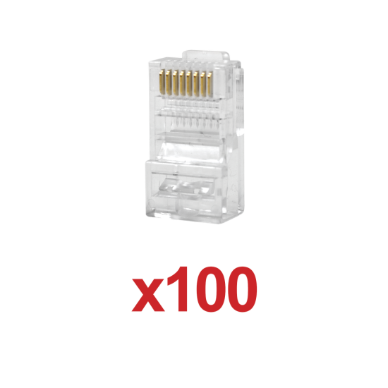 Paquete de 100 conectores RJ45 para cable cat.6 Linkedpro TC6/100