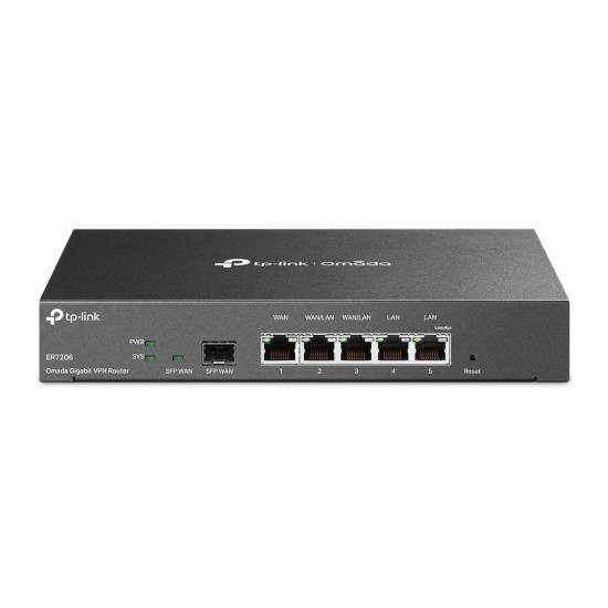 Router VPN TP-Link TL-ER7206 Ethernet Firewal Alambrico,1000MBIT/S, 5X RJ-45