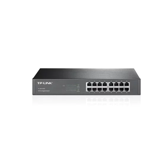 Switch Gigabit TP-Link TL-SG1016D 16P 10/100/1000MB No Administrable, para rack
