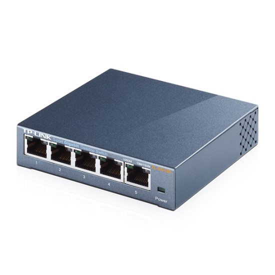 Switch Gigabit TP-Link TL-SG105 5 puertos carcasa metálica, no administrable