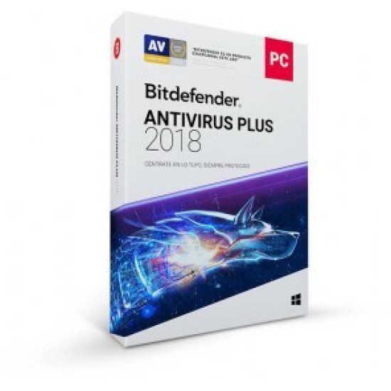 Antivirus Bitdefender Antivirus Plus 1 año 3 usuarios, TMBD-402