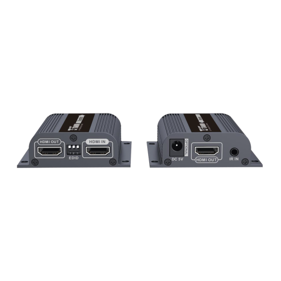 Kit extensor HDMI EPCOM TT372EDID con loop de salida, para distancia de 50m con cable Cat 6, Solo una fuente de alimentación en el transmisor, con control IR, 1080 p @ 50/60 Hz , compatible con HDCP.