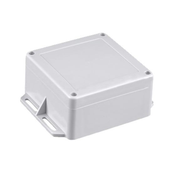 Gabinete plástico gris TXPRO para exterior (IP65) de 120x120x60mm cierre por tornillos, TXG-01-52