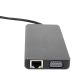 Docking Techzone TZ21DS2C Adaptador Multipuerto USB 3.0/ HDMI/ VGA/ SD