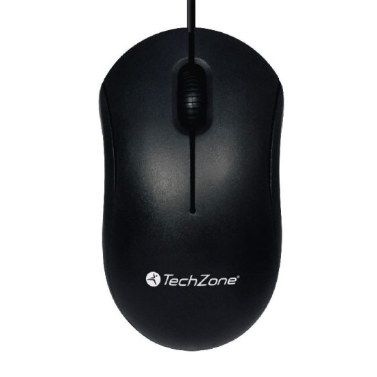 Mouse Techzone TZMOU01 800DPI USB, color negro