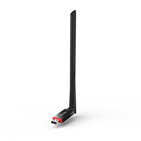 Adaptador de red inalámbrico USB Tenda U6 alta ganancia, 300MBS, antena 6DBi