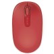 Mouse Inalámbrico Microsoft Mobile 1850, rojo, U7Z-00038