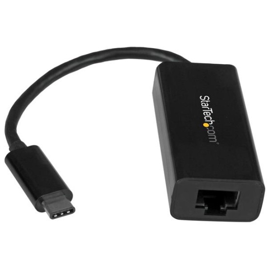 Adaptador Startech USB-C a ethernet gigabit negro, US1GC30B