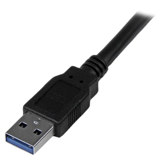 Cable USB 3.0 - A a A - Macho a Macho - de 3m, Startech negro, USB3SAA3MBK