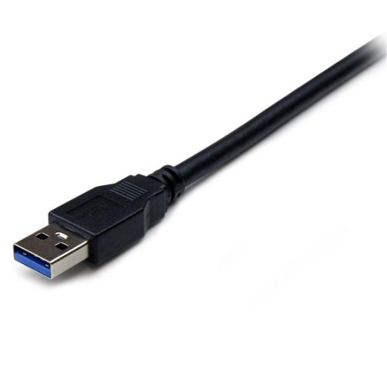 Cable extensión USB 3.0 de 1metro Startech USB3SEXT1MBK