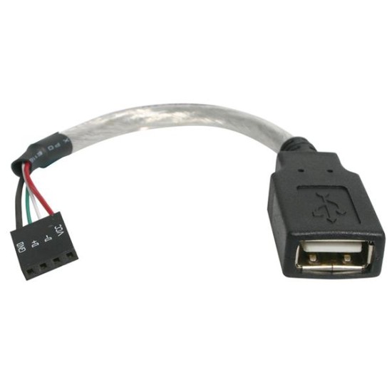 Adaptador USB 2.0 a IDC 4 pines 15cm, hembra a hembra, Startech USBMBADAPT