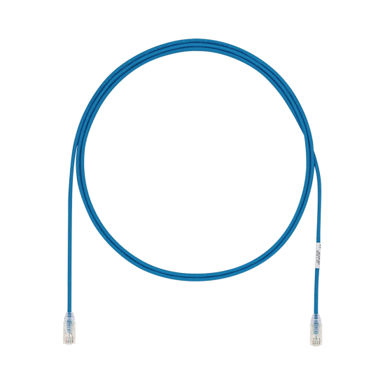 Cable de Parcheo UTP CAT6A CM/LSZ Panduit 28AWG Color Azul 7FT, UTP28X7BU