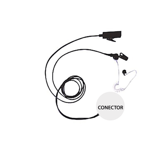 Kit de micrófono-audífono profesional OTTO de 2 cables para Kenwood NX-200/300/410/5000,TK-480/2180/3180, V1-10695