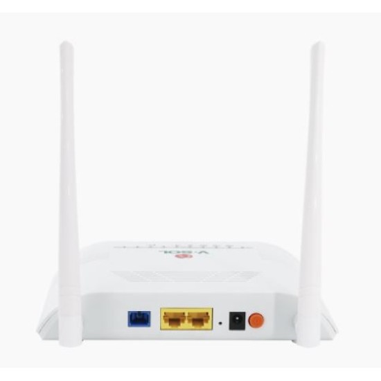 Unidad de Red Optica ONU Dual G/EPON con WI-FI V-SOL V2802-GW 2.4GHZ + 1 Puerto LAN Gigabit + 1 Puerto LAN Fast Ethernet,Hasta 300 MBPS Via Inalambrico