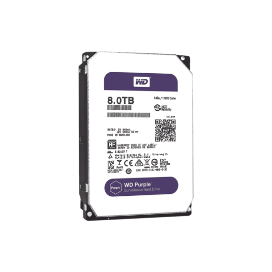 Disco duro interno Western Digital Purple Surveillance 8TB SATA 3.5" 7200RPM, WD82PURZ