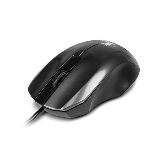 Mouse ergonómico USB negro XTech XTM-185, 800DPI