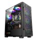Gabinete Gamer Xzeal XZ135 Con Ventana Led RGB/ ATX/ Midi Tower/ USB 2.0-3.2/ Sin Fuente/ Color Negro, XZCGB07B