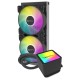 Enfriamiento Liquido Gaming Full RGB XZEAL XZCO400B 2X120MM/500-2000RPM Compatible Intel/ Amd