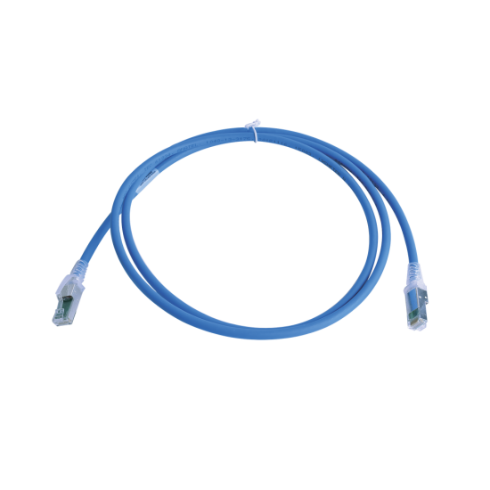 Cable Patch Cord Siemon Z-MAX CAT6A S/FTP 5FT, Color Azul, ZM6A-S05-06B