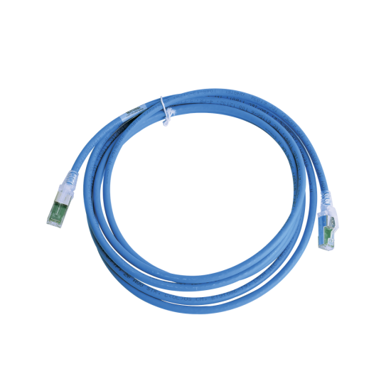 Cable de red Z-Max Cat6A sin FTP azul 3mts, ZM6A-S10-06B