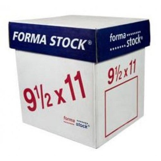 Caja con 3000 hojas papel Formastock blanco 9.5x11, 1 tanto