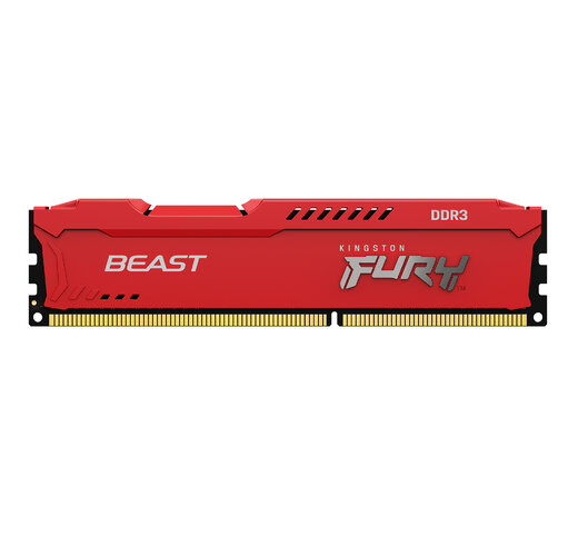 MEMORIA DDR3 4GB 1600MHZ KINGSTON FURY BEAST RED KF316C10BR/4 NON-ECC CL10  - KF316C10BR/4