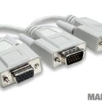 Cable "Y" para VGA HD15 macho a 2 HD15 hembra Manhattan 328302