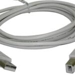 Cable USB A-B p/impresora de 3.0 metros Manhattan 317863 gris