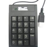 Teclado Numérico Klip Xtreme KNP-100 retráctil USB color negro