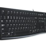 Teclado Logitech K120 negro USB antisalpicaduras 920-004422