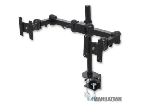 Soporte para 2 monitores LCD hasta 12Kg Manhattan 420808