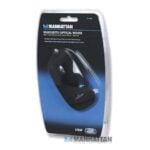 Mini mouse óptico Manhattan 177658 interfase USB color negro