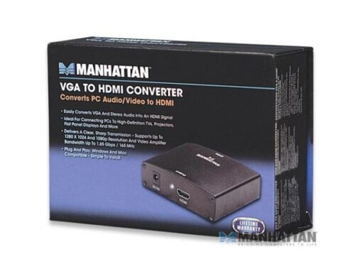 Convertidor de Video Manhattan 177351 SVGA+Audio a HDMI Convertidor de Video Manhattan 177351 SVGA+Audio a HDMI