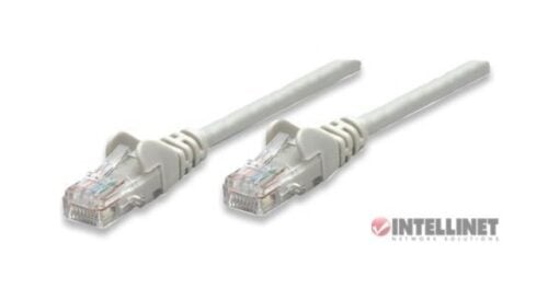 Cable de Red UTP Cat.5e 2 metros RJ45 Intellinet 318976 gris