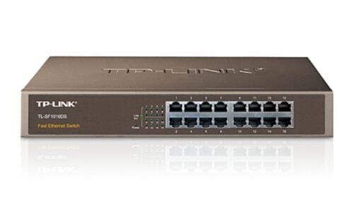 Switch TP-Link TL-SF1016DS 16 puertos 10/100Mbps para rack de 13", no administrable