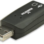 Convertidor de USB a tarjeta de sonido Manhattan 150859