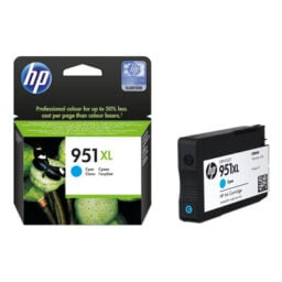 Cartucho de Tinta HP 951XL cyan 1,500 paginas CN046AL
