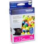 Cartucho de tinta Brother LC75M color magenta